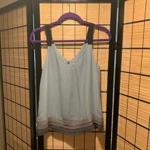 Banana Republic ombré teal tank